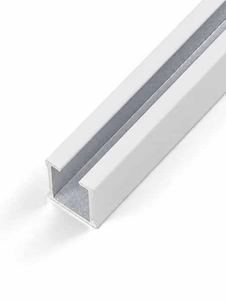 Szyna aluminiowa sufitowa pojedyncza – biała